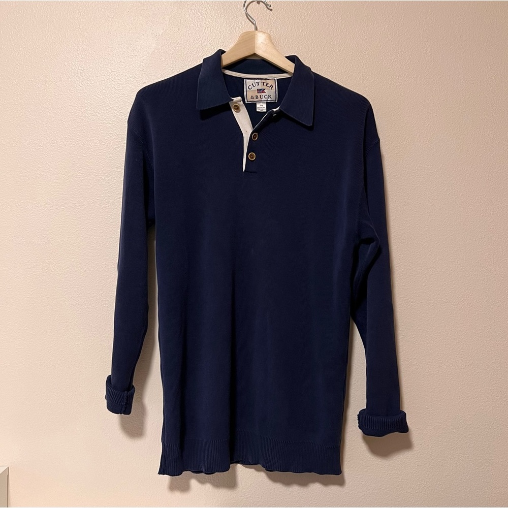 Blue Collared Sweater